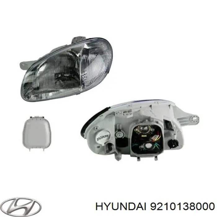 Faro izquierdo para Hyundai Sonata (EF)
