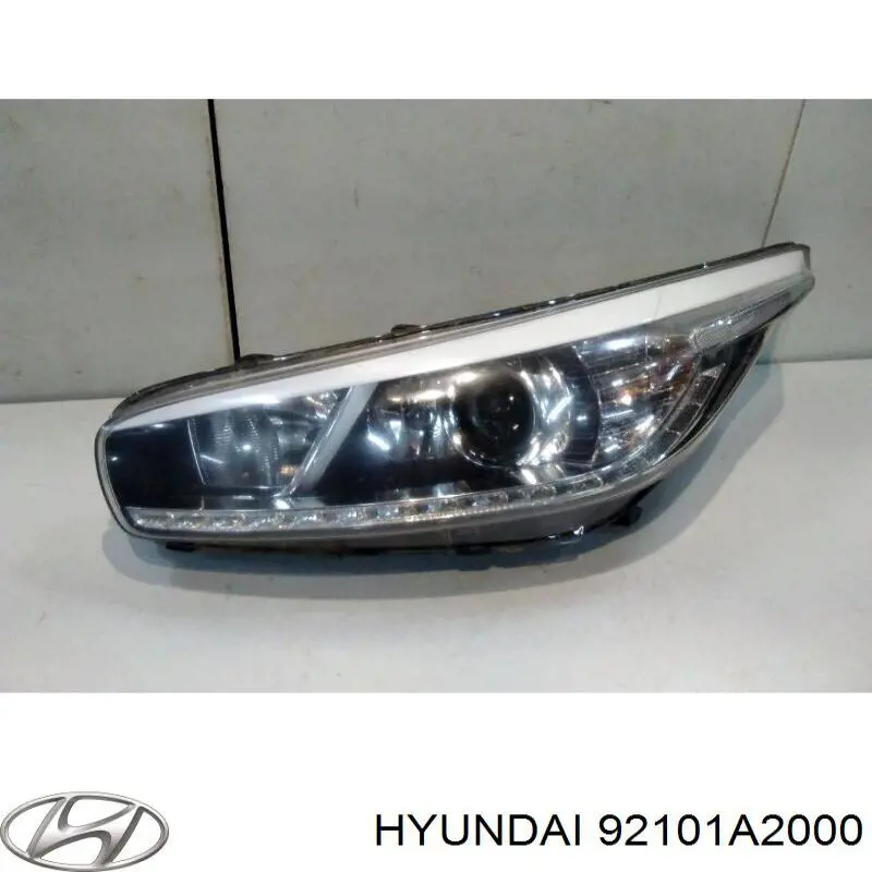 Faro izquierdo 92101A2000 Hyundai/Kia
