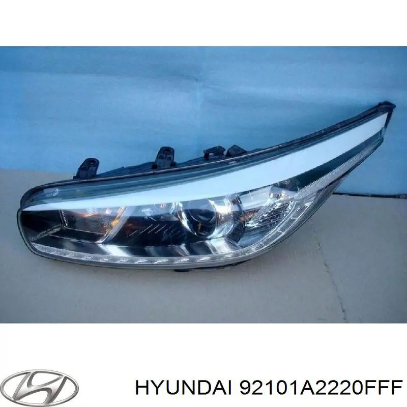 92101A2220FFF Hyundai/Kia faro izquierdo