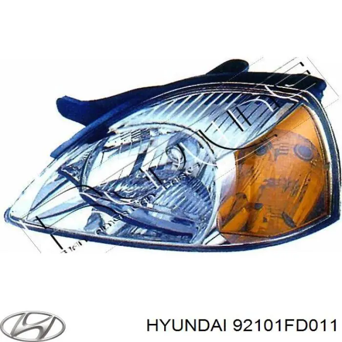 92101FD011 Hyundai/Kia faro izquierdo
