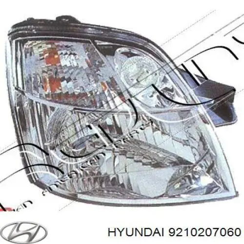 Faro derecho Hyundai/Kia 92102070 precio, desde 78,41 EUR