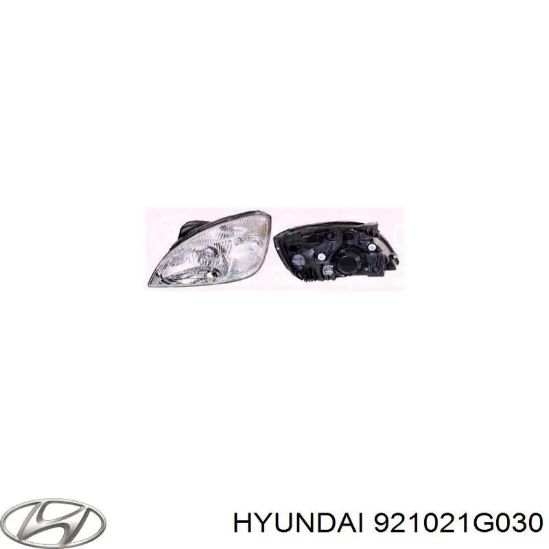 921021G000 Hyundai/Kia faro derecho