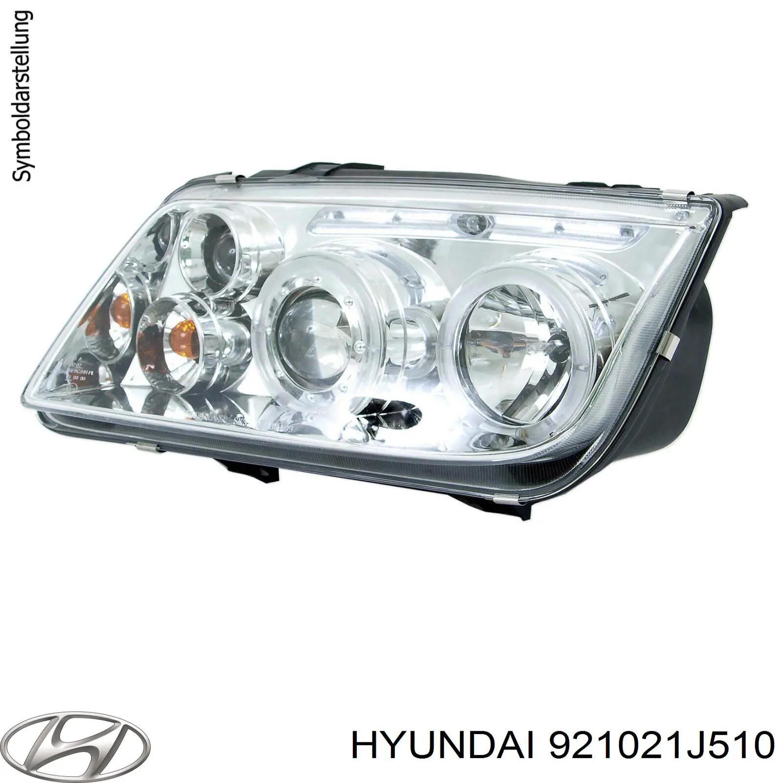 921021J510 Hyundai/Kia faro derecho