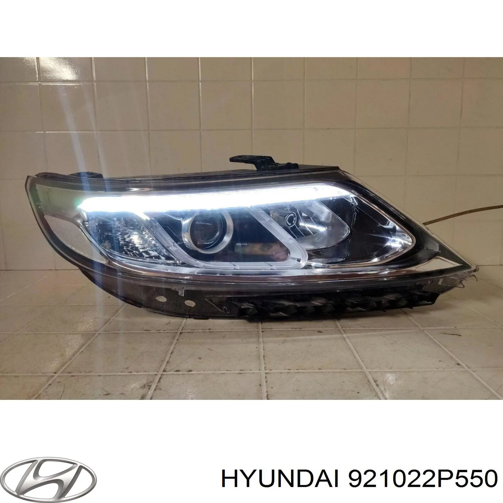 Faro derecho Hyundai/Kia 921022P550 precio, desde 366,40 EUR