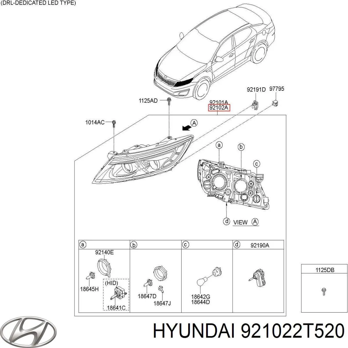 921022T500 Hyundai/Kia