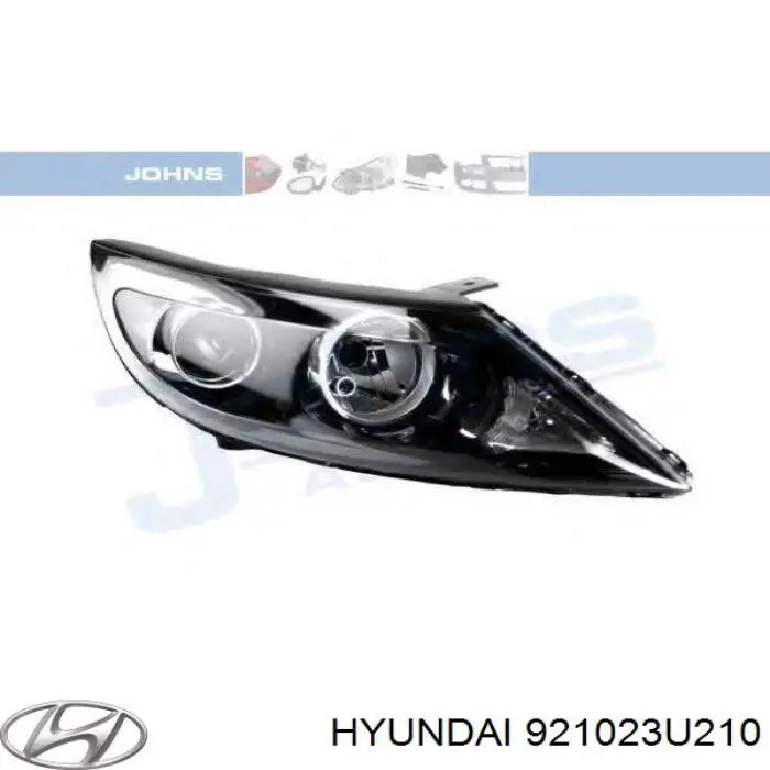 921023U210 Hyundai/Kia faro derecho