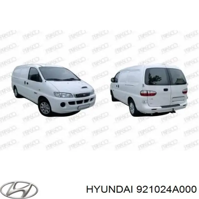 Faro derecho para Hyundai H-1 STAREX (A1)