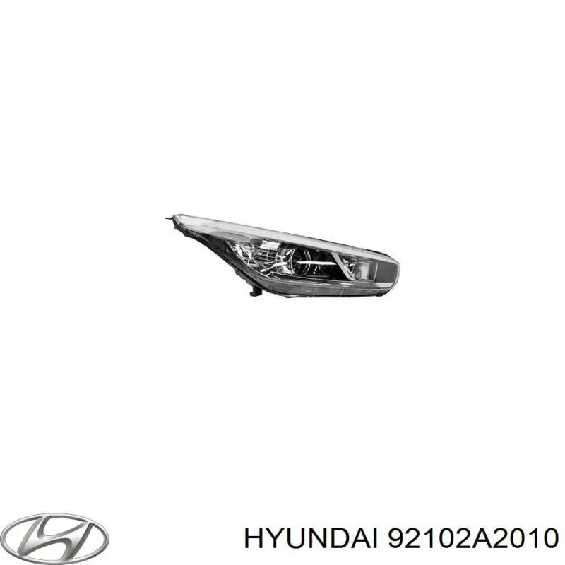 92102A2010 Hyundai/Kia faro derecho