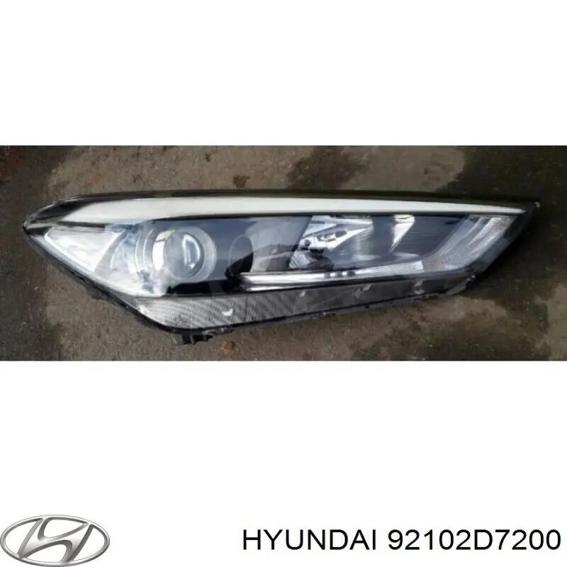 92102D7200 Hyundai/Kia Luz derecha