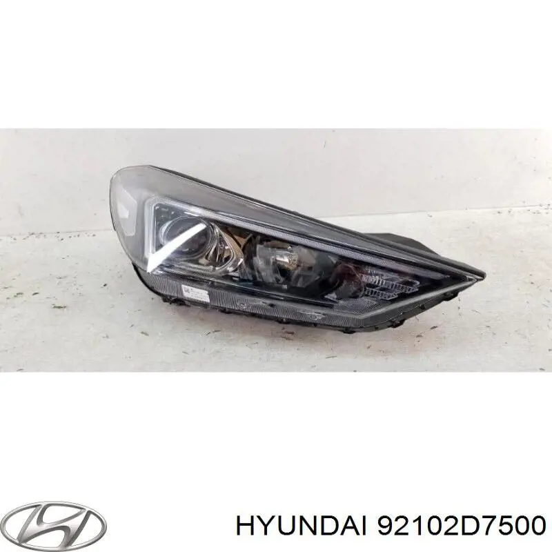 Faro derecho Hyundai/Kia 92102D7500 precio, desde 677,71 EUR