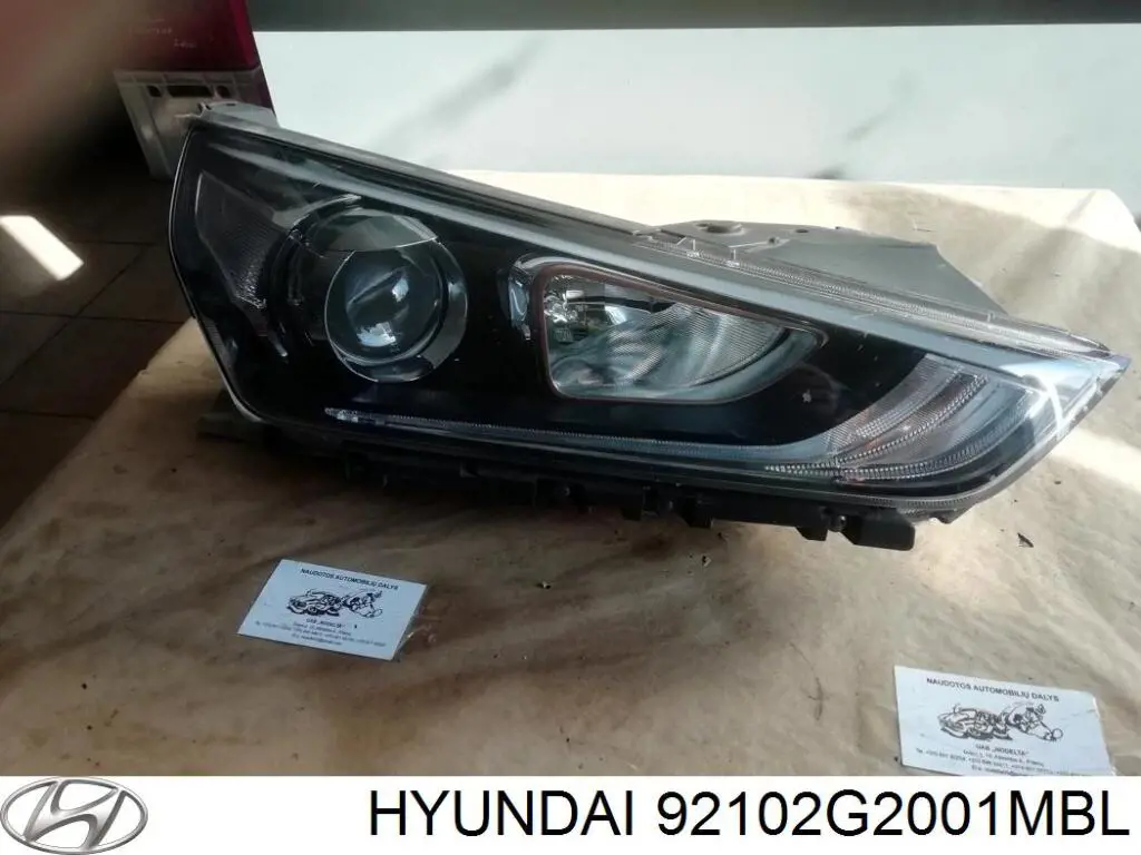 92102G2001MBL Hyundai/Kia Luz derecha