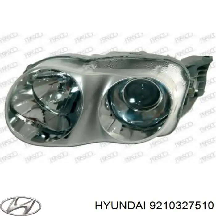 Faros delantero izquierdo para Hyundai Coupe 