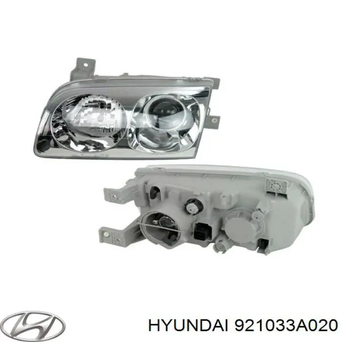 Faros delantero izquierdo para Hyundai Trajet 