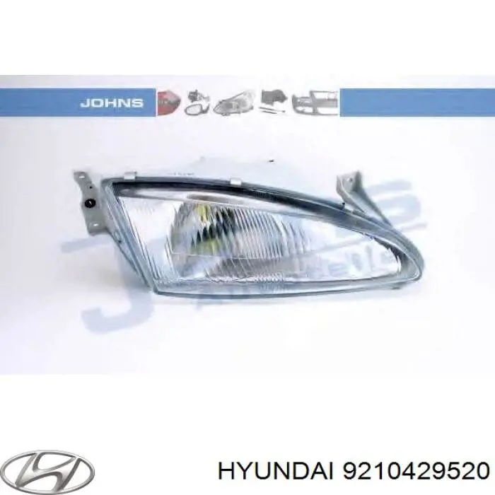 Lámpara, faro, izquierda/derecha para Hyundai Lantra 