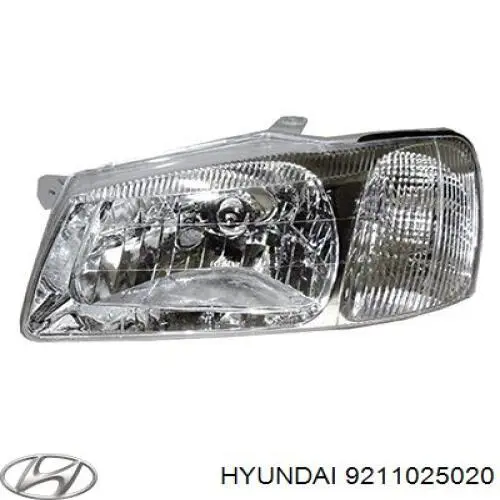 Faro izquierdo 9211025020 Hyundai/Kia