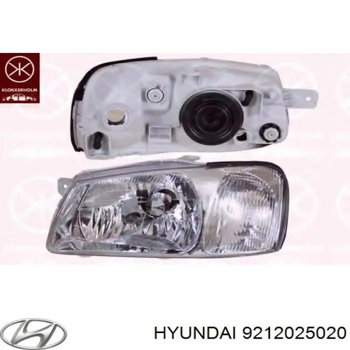 Faro derecho Hyundai/Kia 9212025020 precio, desde 66,79 EUR