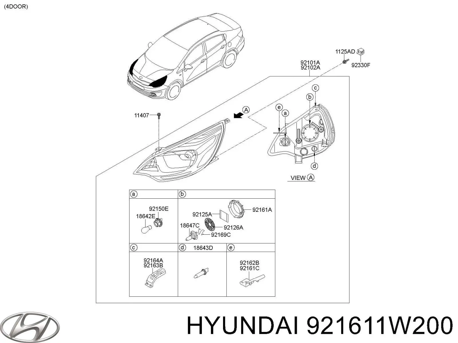 921611W200 Hyundai/Kia