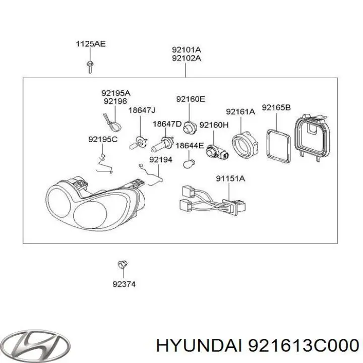 921613C000 Hyundai/Kia