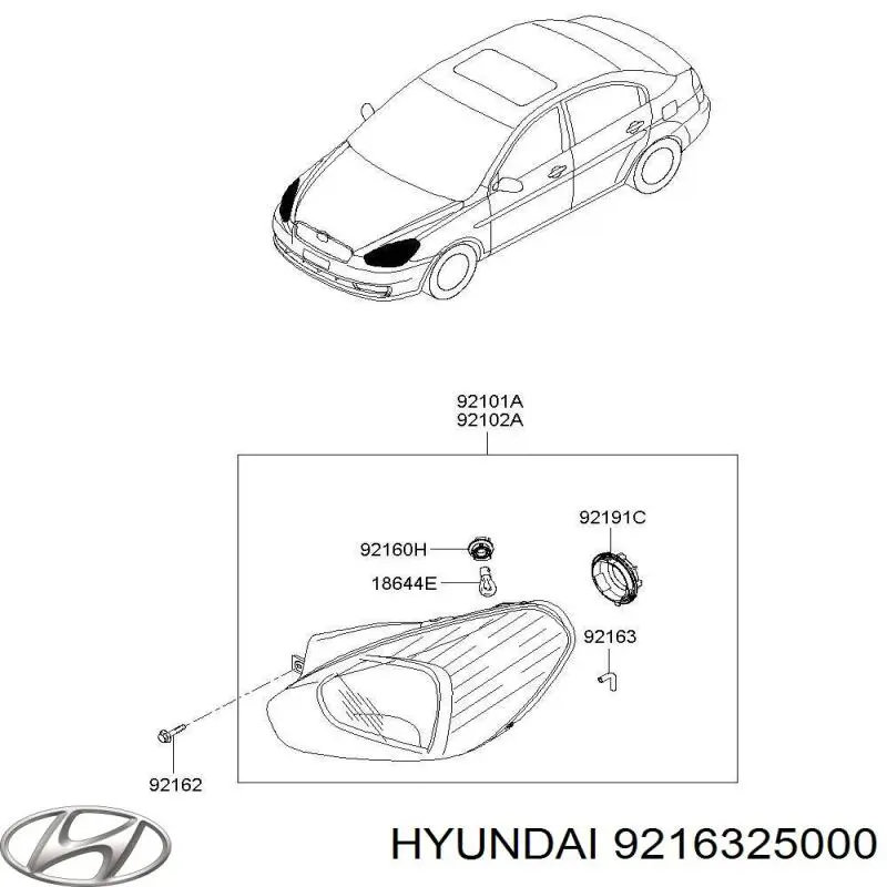 9216325000 Hyundai/Kia