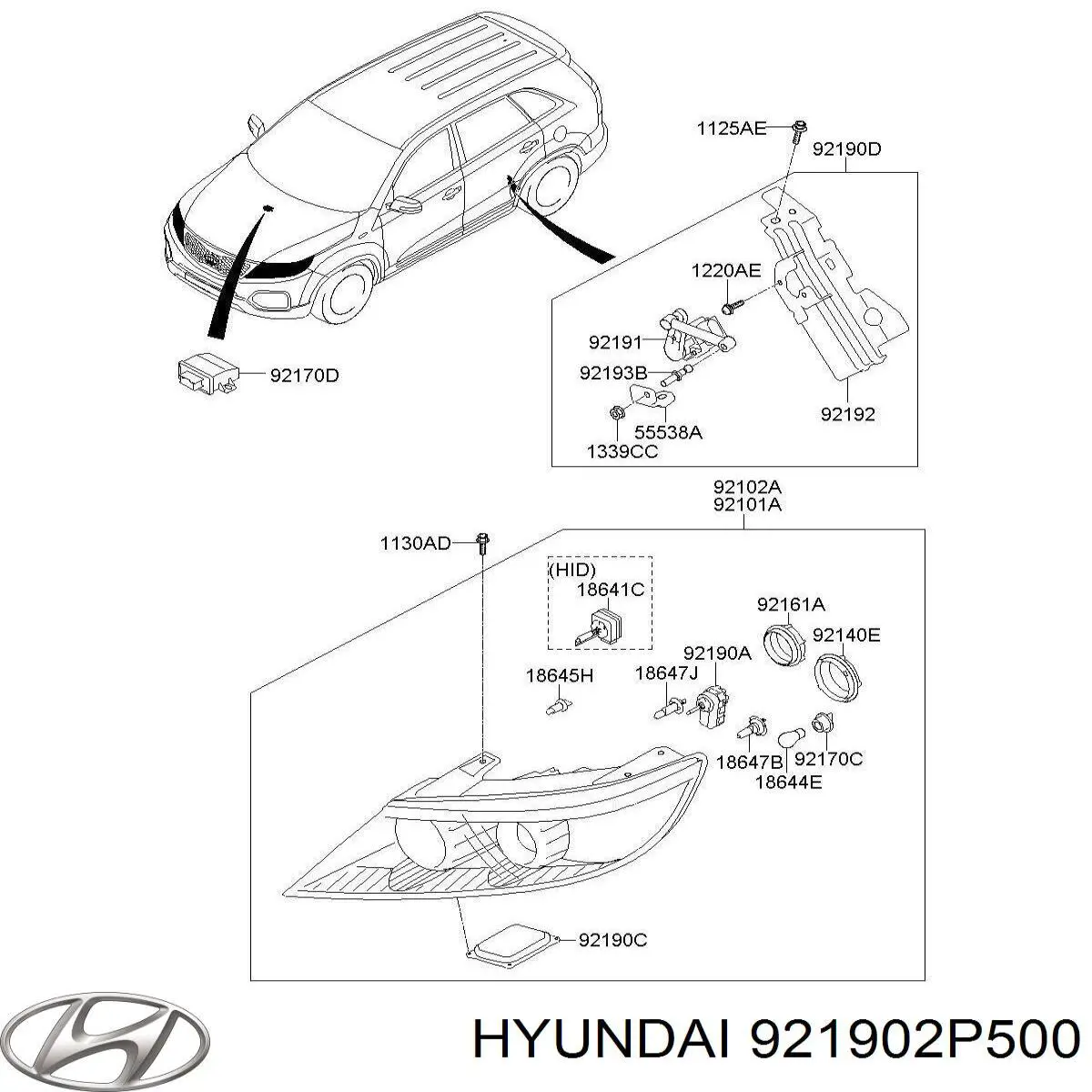 921902P500 Hyundai/Kia