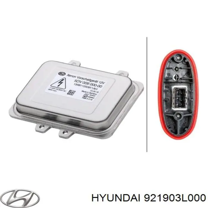 Xenon, unidad control para Hyundai Grandeur (TG)