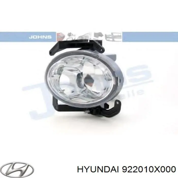 922010X000 Hyundai/Kia Luz antiniebla izquierda