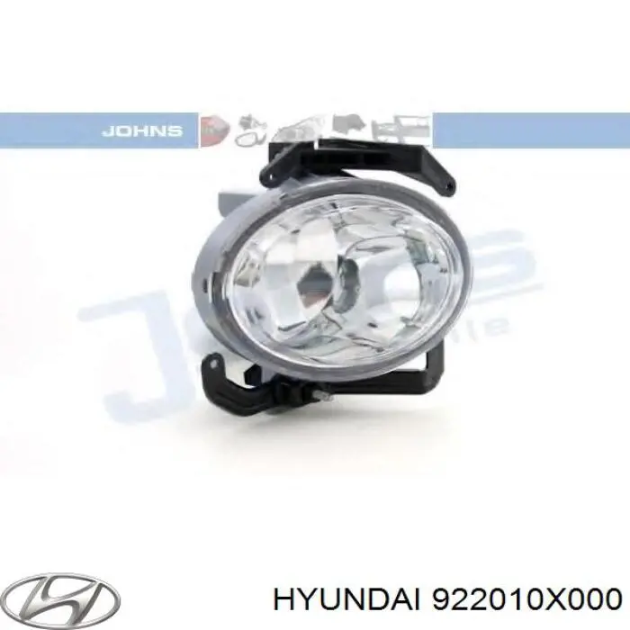 Luz antiniebla izquierda para Hyundai I10 (PA)