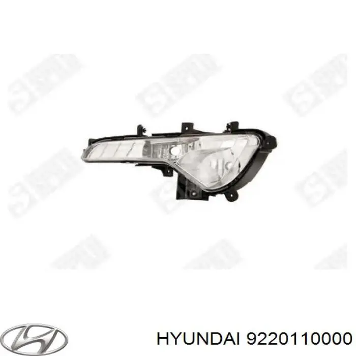 Luz antiniebla izquierda para Hyundai Matrix (FC)
