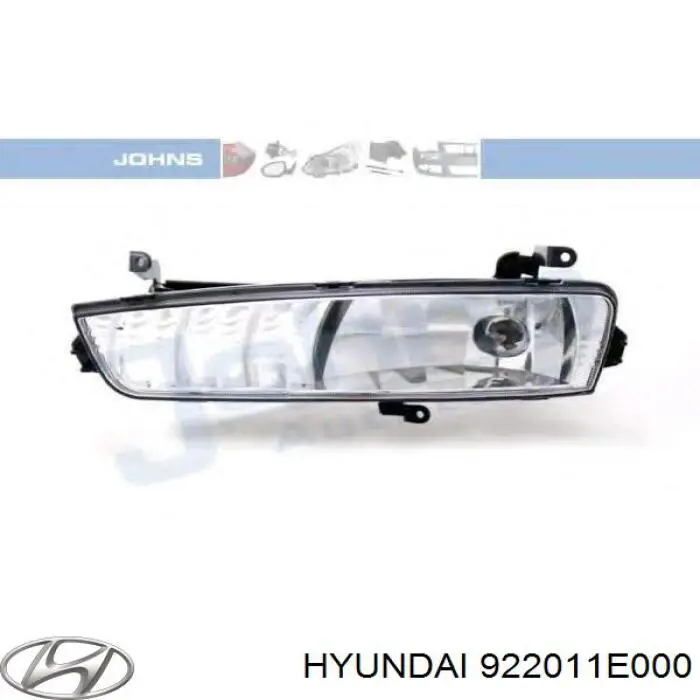 Luz antiniebla izquierda para Hyundai Accent (MC)