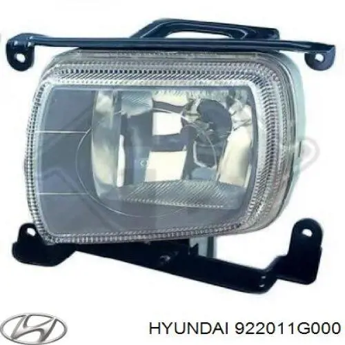 922011G000 Hyundai/Kia luz antiniebla izquierdo