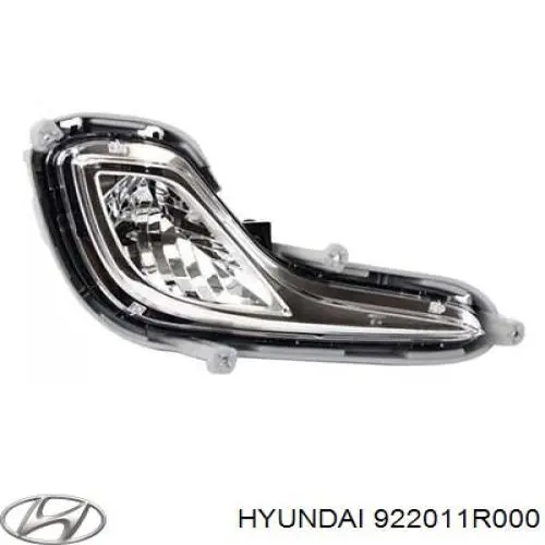 Luz antiniebla izquierda para Hyundai SOLARIS (SBR11)