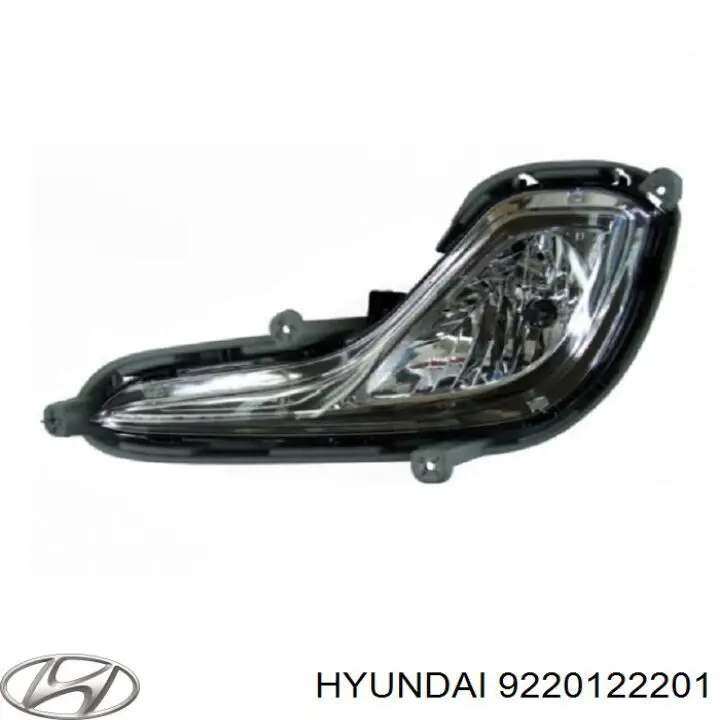 Luz antiniebla izquierda Hyundai Accent 