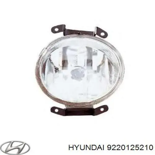 9220125210 Hyundai/Kia luz antiniebla izquierdo
