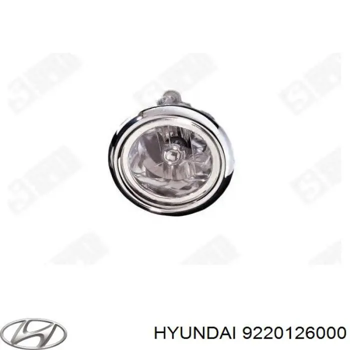 Faro antiniebla izquierdo / derecho para Hyundai Santa Fe (SM)