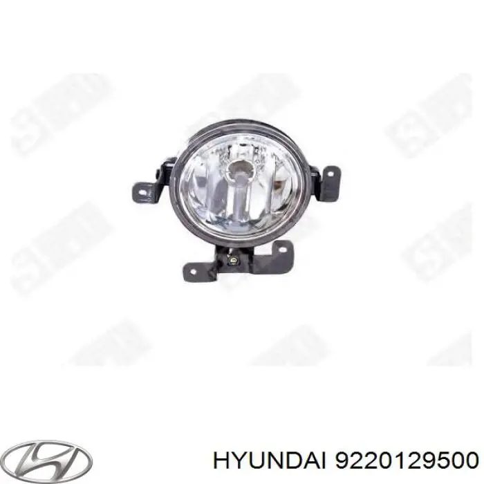Luz antiniebla izquierda para Hyundai Galloper (JK)