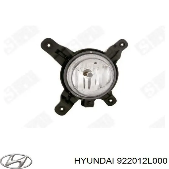 Luz antiniebla izquierda para Hyundai I30 (FD)