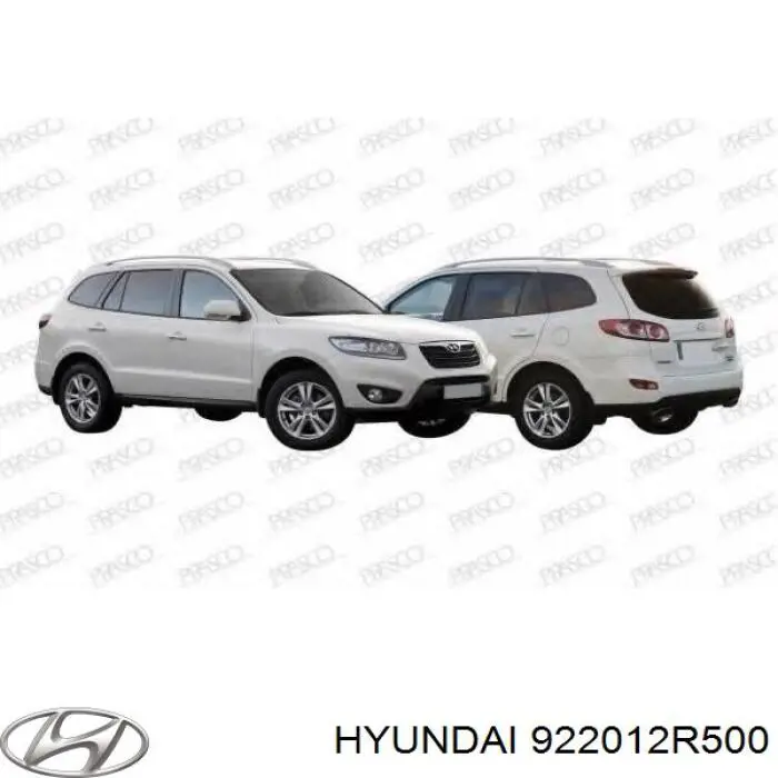 922012R500 Hyundai/Kia faro antiniebla izquierdo