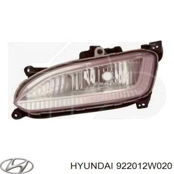 922012W020 Hyundai/Kia faro antiniebla izquierdo