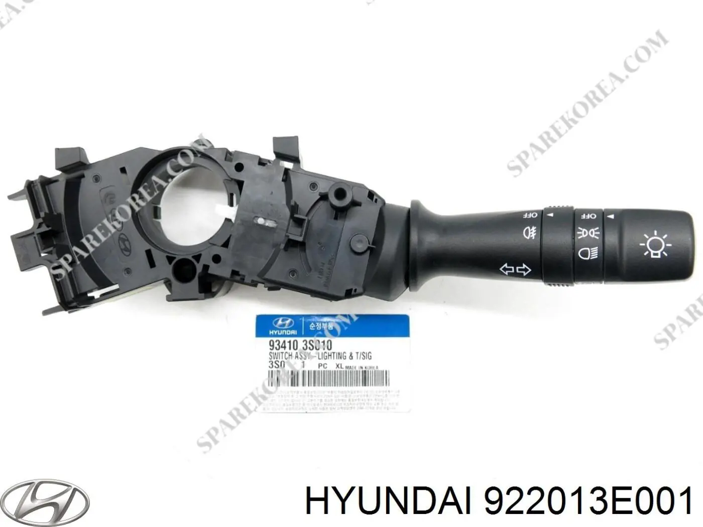 922013E001 Hyundai/Kia luz antiniebla izquierdo