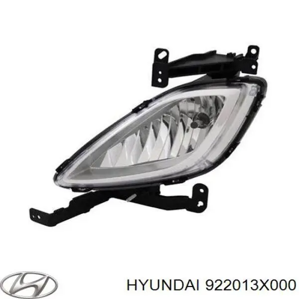 Luz antiniebla izquierda para Hyundai Elantra (MD)