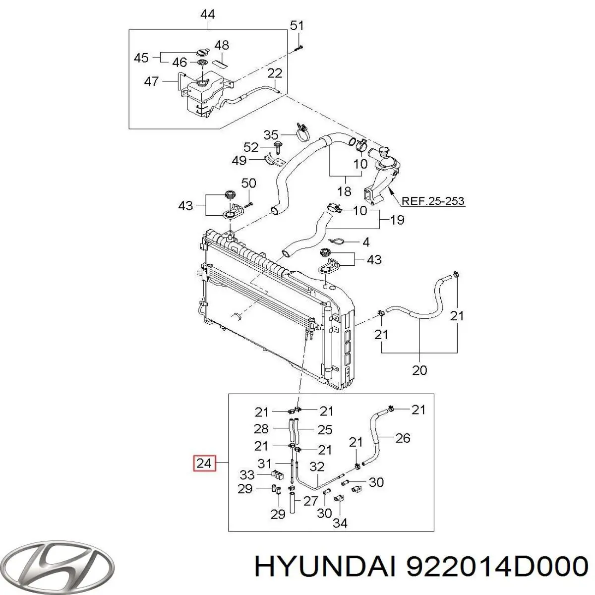 Comprar 922014D000 Hyundai/Kia Luz antiniebla izquierdo