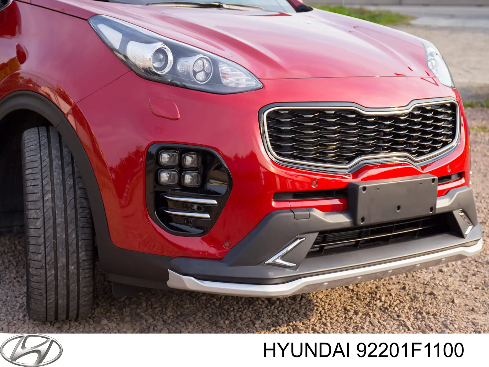 92201F1100 Hyundai/Kia Luz antiniebla izquierda