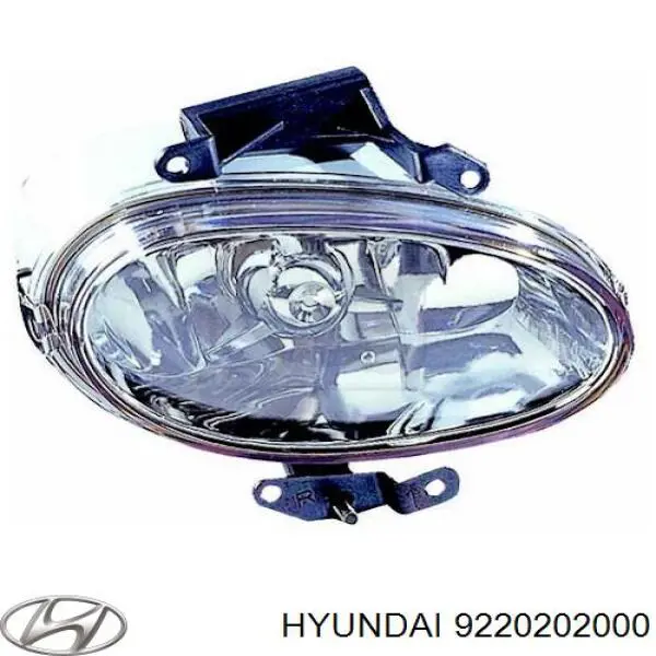 Luz antiniebla derecha Hyundai Atos (MX)