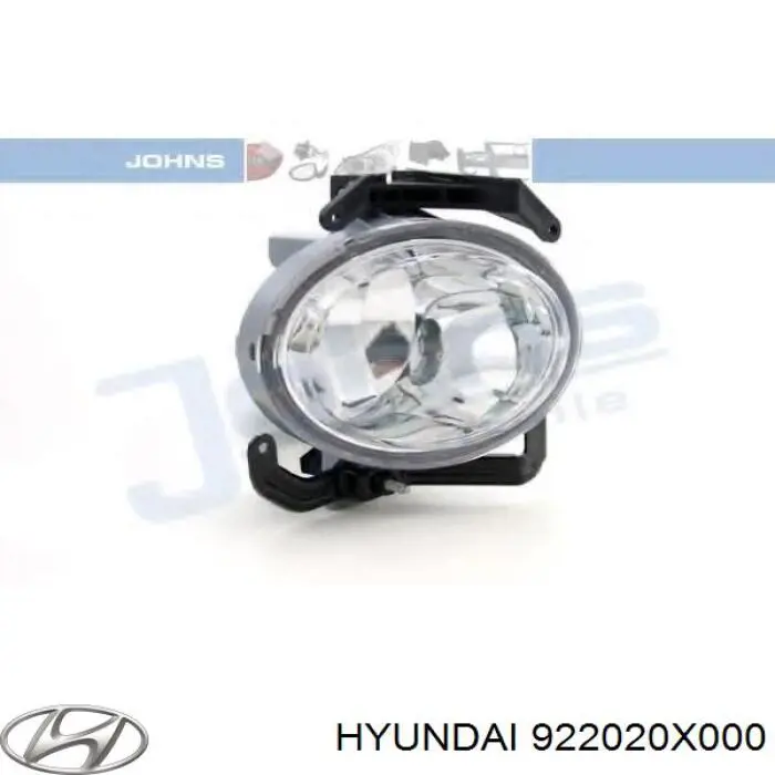 922020X000 Hyundai/Kia faro antiniebla derecho