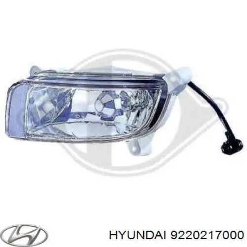 Luz antiniebla derecha para Hyundai Matrix (FC)