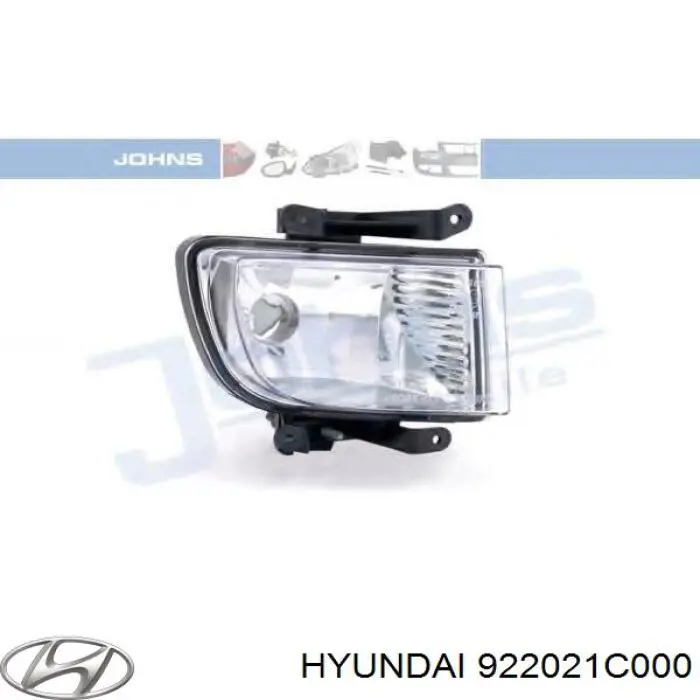 922021C000 Hyundai/Kia faro antiniebla derecho