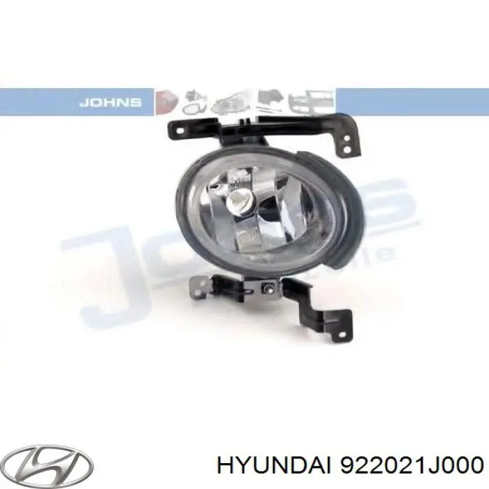 Luz antiniebla derecha para Hyundai I20 (PB)