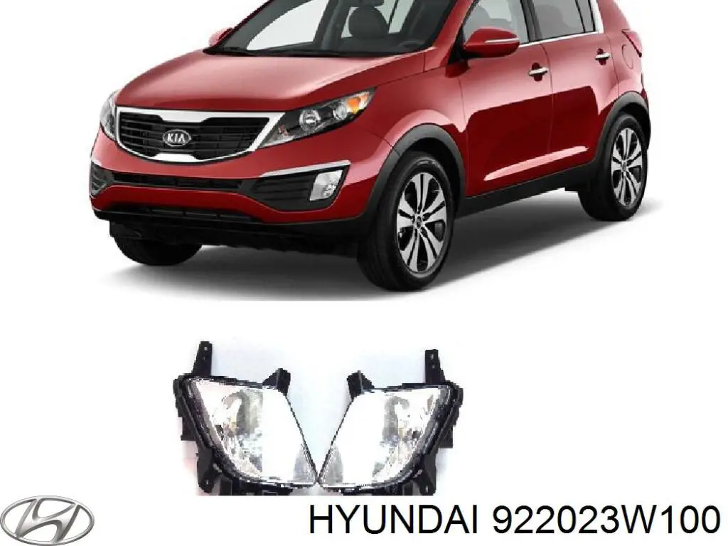 Comprar 922023W100 Hyundai/Kia Faro antiniebla derecho