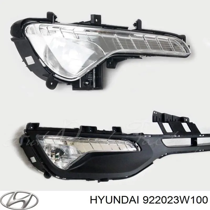 Faro antiniebla derecho 922023W100 Hyundai/Kia