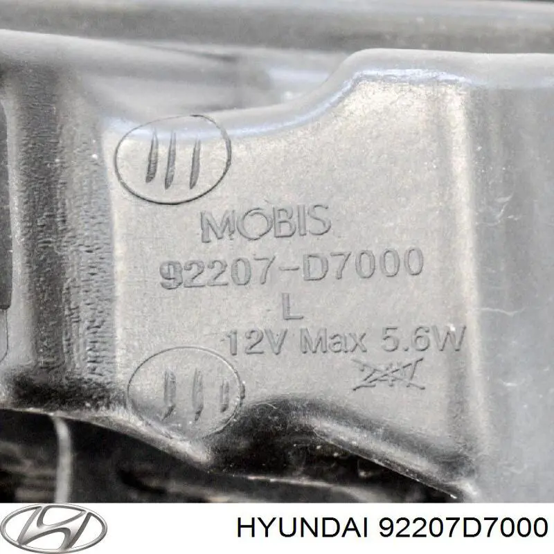 Luz diurna izquierda Hyundai/Kia 92207D7000 precio, desde 198,85 EUR